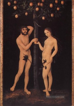 Adam und Eve 1 Lucas Cranach der Ältere Ölgemälde